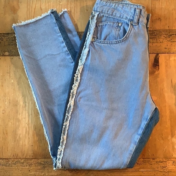 𝅺THE Ragged Priest Mom Jeans In Quarter Panel Denim Mix Mom Jeans 28 2-4 S - Picture 6 of 11